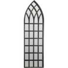 MirrorOutlet Somerley Rustic Arch Large Garden Mirror 140 X 40 Cm