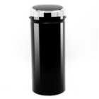 HOMCOM Automatic Sensor Dustbin, Stainless Steel, Battery Powered - Black