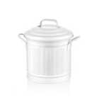 Rozi Countertop Waste Basket 4 Litres - White