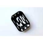 Rozi Stripe Collection Enamel Rectangular Small Roasting And Serving Dish