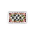 Rozi Jardin Collection Rectangular Serving Platter