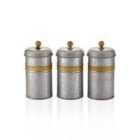 Rozi Galvin Collection Coffee, Tea, And Sugar Canister Set - 22 Cm