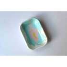 Rozi Unique Collection Enamel Rectangular Small Roasting And Serving Dish