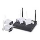 ENER-J Wifi Nvr Kit (4pc Wireless Camera) 2.0Mp-1080P White