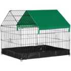 PawHut Small Animal Cage With Waterproof Roof