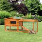 PawHut Outdoor Rabbit Hutch - Orange