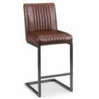 Julian Bowen Set Of 2 Broolyn Barstools Brown
