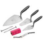 Ragni RB1013 6 Piece Brick Trowel Set