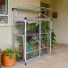 Canopia by Palram Lean-To Grow House 4 x 2 - Silver/Clear