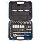 Draper 1/2" Square Drive Combined MM/AF Socket Set (33 Piece)