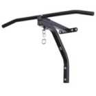 HOMCOM Heavy Punch Bag Hanger Wall Mount Chain Swivel Bracket Bar Steel Black