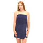 Allure Shower Wrap S/M - Navy