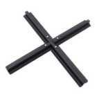 Livingandhome Iron Parasol Umbrella Cross Base