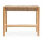 Bandar Hemp Rope Small Bench Natural