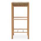 Bandar Hemp Rope Bar Stool Natural