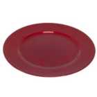 Charger Plate - Red