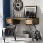 IH Design Retro Metal & Wood Desk