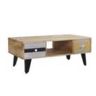 IH Design Artisan Limited Edition Coffee Table With Two Drawers