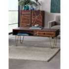 IH Design Rectangular Coffee Table Dallas Dark Mango Wood