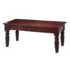 IH Design Maharani Dark Wood Coffee Table With Drawer