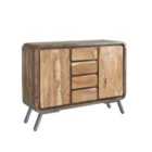 IH Design Retro Metal & Wood Sideboard