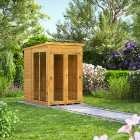 Powersheds Pent Shiplap Dip Treated Summerhouse - 4 x 6ft