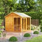 Powersheds Apex Shiplap Dip Treated Summerhouse - 8 x 8ft