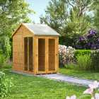 Powersheds Apex Shiplap Dip Treated Summerhouse - 4 x 8ft