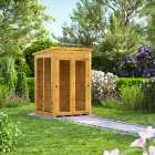 Powersheds Pent Shiplap Dip Treated Summerhouse - 4 x 4ft