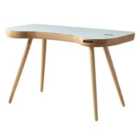 Jual San Francisco Oak Smart Speaker Charging Desk