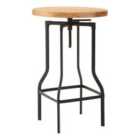 Premier Housewares New Foundry Bar Table - Ash Veneer