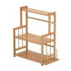 Living and Home Freestanding Spice Rack With Knife Holder