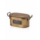 Rozi Bread Bin - Gold