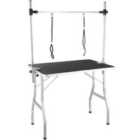 Tectake Dog Grooming Table w/ Two Slings