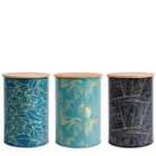 Botanicals Set Of 3 Storage Canisters