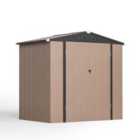 Livingandhome 4 x 6ft Garden Metal Shed w/ Foundation
