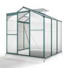 Livingandhome 6 x 6ft Walk-in Garden Greenhouse w/ Base