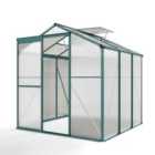 Livingandhome 6 x 6ft Walk-in Garden Greenhouse No Base