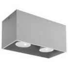 Sollux Plafond Quad Grey