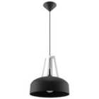 Sollux Pendant Lamp Casco Black/White