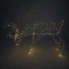 Christmas Workshop 250 LED Light Up Grazing Reindeer - Warm White