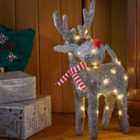 Sparkly Rattan Blitzen