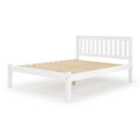 Manila LFE Pine Double Bed - White