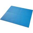 Tectake Gym Mats - Interlocking Set Of 12 Blue