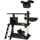 Tectake Cat Tree Scratching Post Marcel - Black