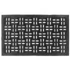 Rubber Trellis Doormat - 45 x 75cm