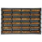 Rubber Coir Scraper Doormat - 40 x 60cm