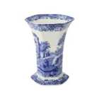 Spode Blue Italian Hexagonal Vase 27Cm H Single