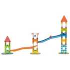 Knight's Castle Wooden Ball Track - 79 Pieces