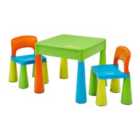 Liberty House Toys Kids 5 in 1 Multipurpose Activity Table & 2 Chairs - Multicoloured
